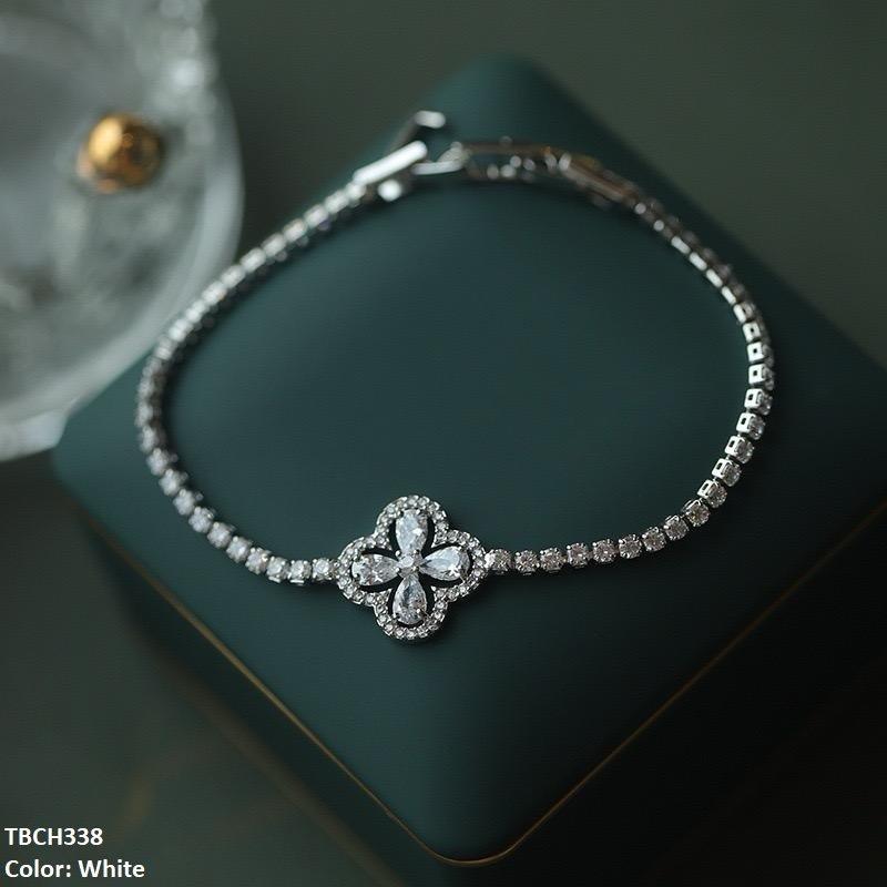 TBCH338 WKO Imp Flower Tear Bracelet