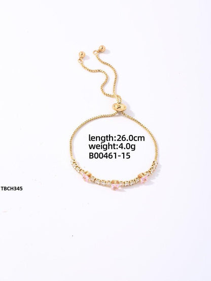 TBCH345 WKO Imp Square Layered Bracelet