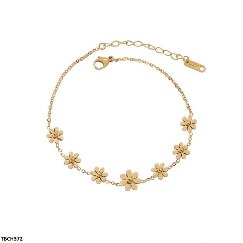 TBCH372 DGF Flower Stainless Steel Bracelet