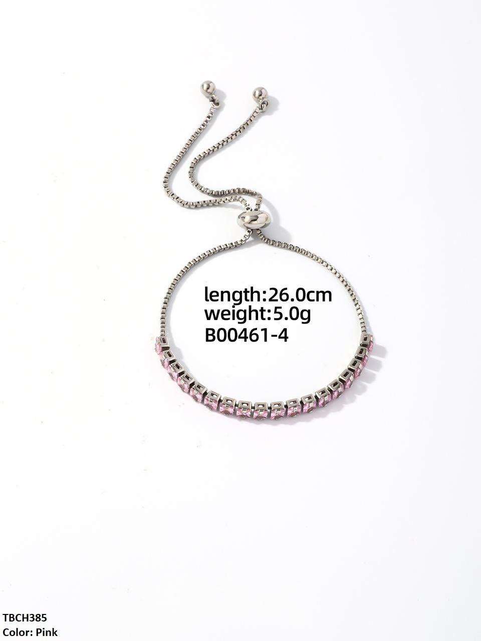 TBCH385 WKO Baguette Layered Bracelet