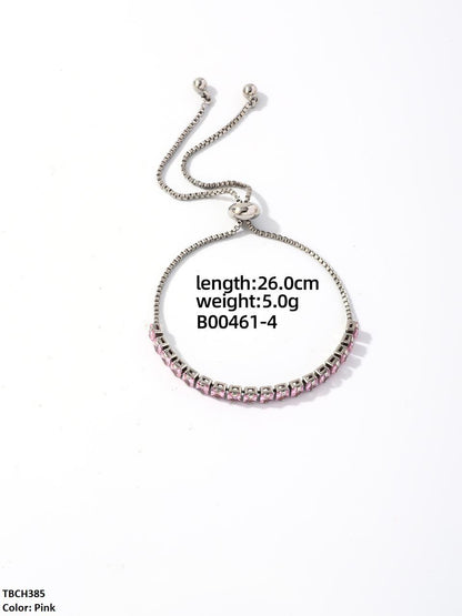 TBCH385 WKO Baguette Layered Bracelet