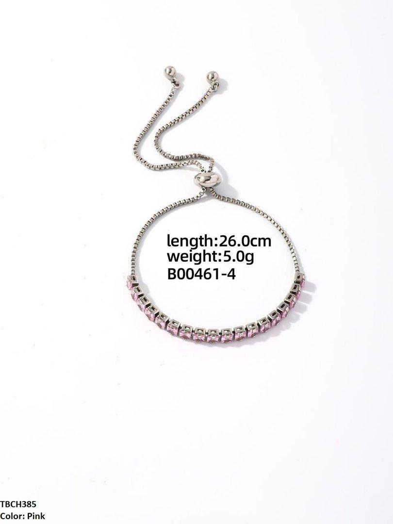 TBCH385 WKO Baguette Layered Bracelet