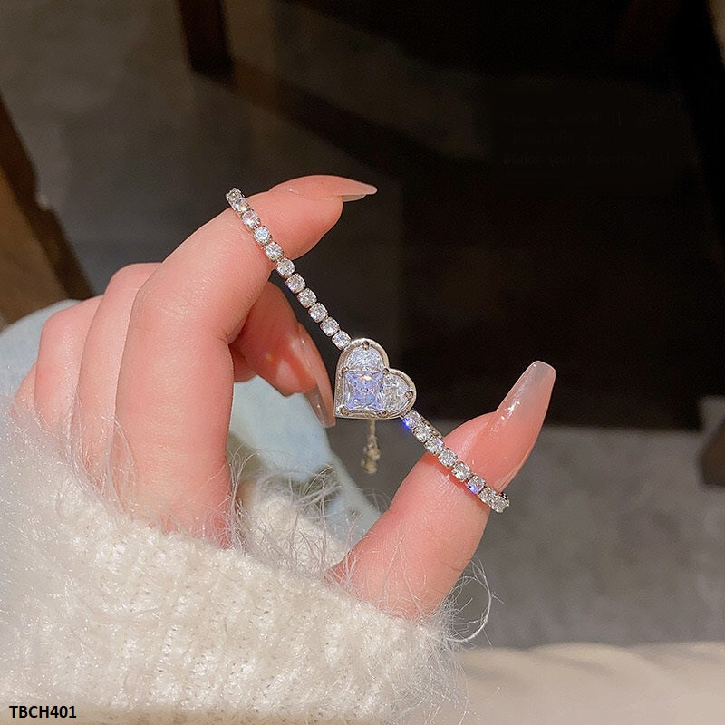 TBCH401 HJF Heart Bracelet Adjustable