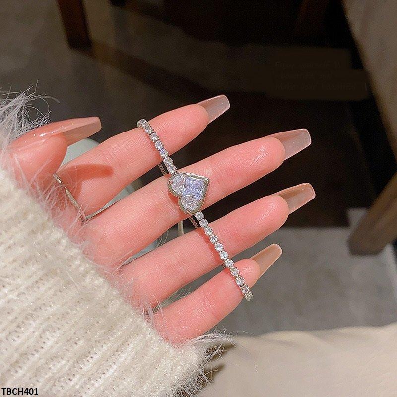 TBCH401 HJF Heart Bracelet Adjustable