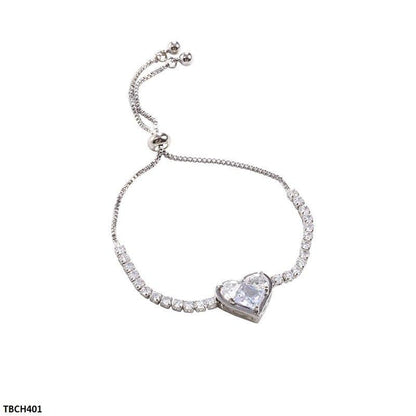 TBCH401 HJF Heart Bracelet Adjustable