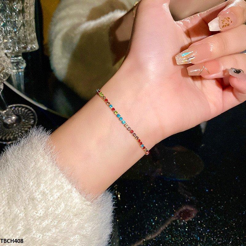 TBCH408 HJF Multi Stone Bracelet Adjustable
