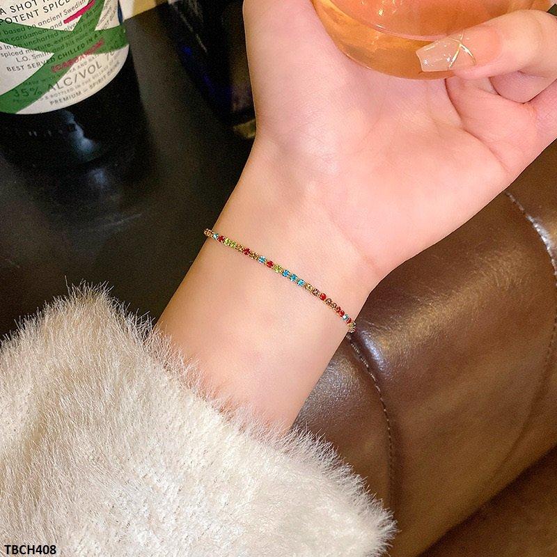 TBCH408 HJF Multi Stone Bracelet Adjustable