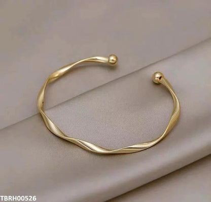 TBRH00526 LSH Curved Hand Cuff Bracelet - TBRH