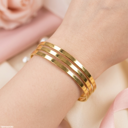 TBRH00590 BHS Plain Stainless Steel Bracelet - TBRH