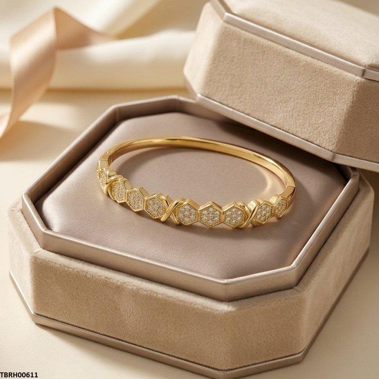 TBRH00611 GXN Square Link Bracelet Openable - TBRH