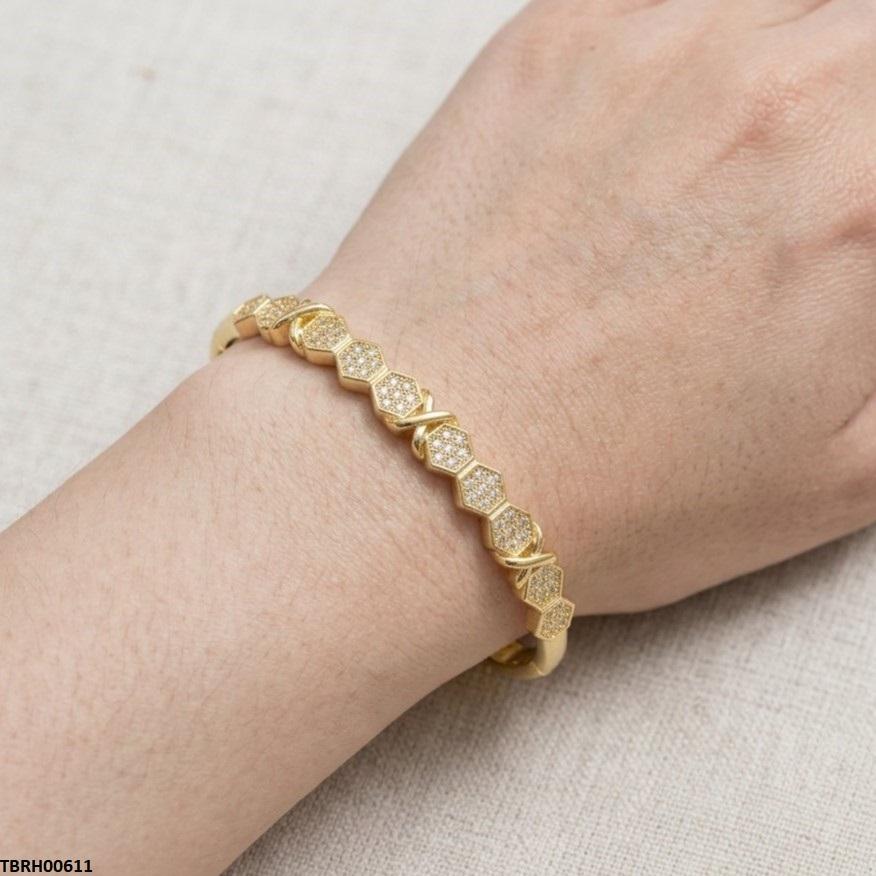TBRH00611 GXN Square Link Bracelet Openable - TBRH