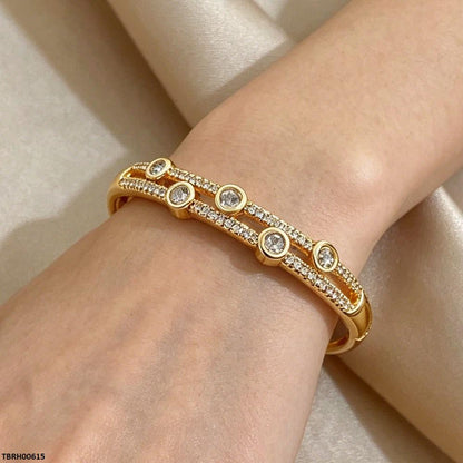 TBRH00615 GXN Double Round Bracelet Openable - TBRH