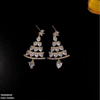 TEDH00429 YQG Tree-Shaped Heart Drop - TEDH