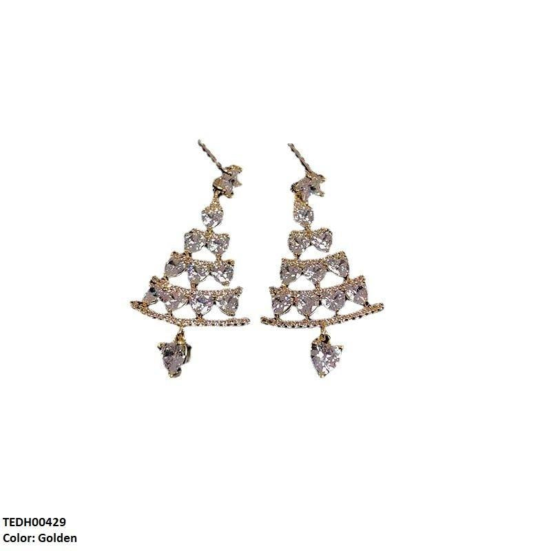TEDH00429 YQG Tree-Shaped Heart Drop - TEDH