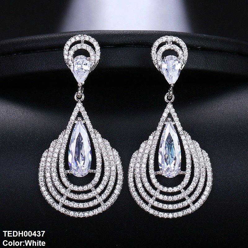 TEDH00437 BYJ Tear Drop Earrings  -TEDH