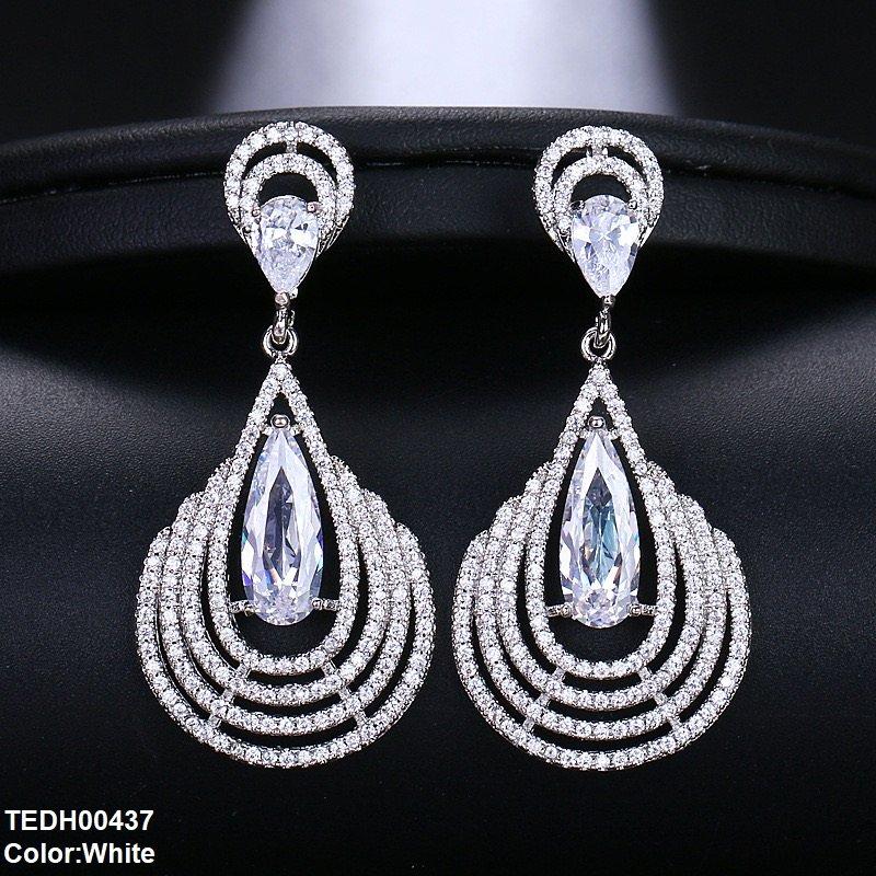TEDH00437 BYJ Tear Drop Earrings  -TEDH