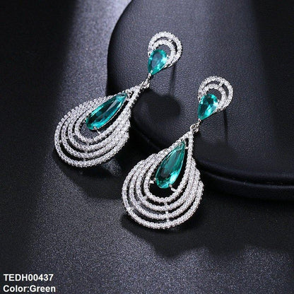 TEDH00437 BYJ Tear Drop Earrings  -TEDH