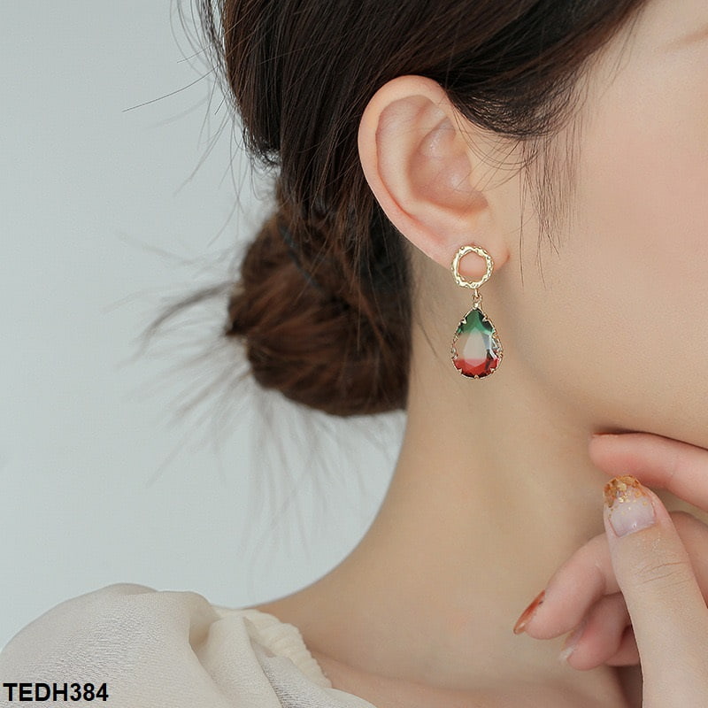TEDH384 YLE Pear Drop Ear Pair