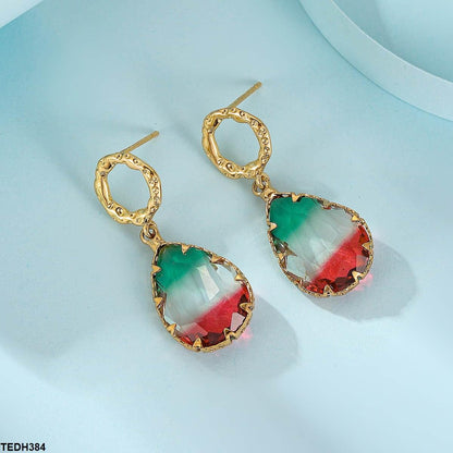 TEDH384 YLE Pear Drop Ear Pair