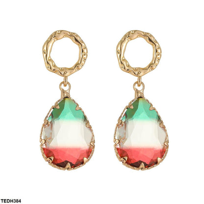 TEDH384 YLE Pear Drop Ear Pair