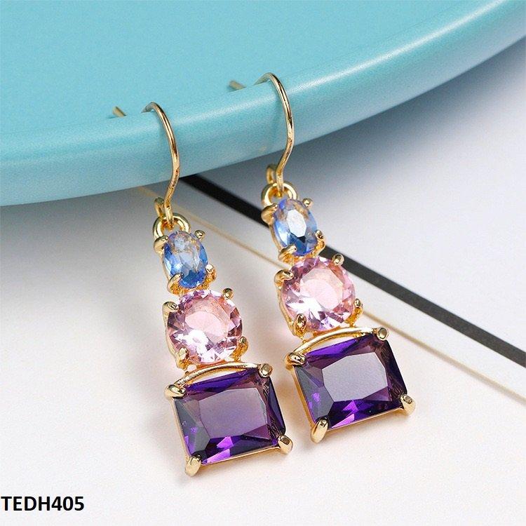 TEDH405 YLE Square Drop Earrings