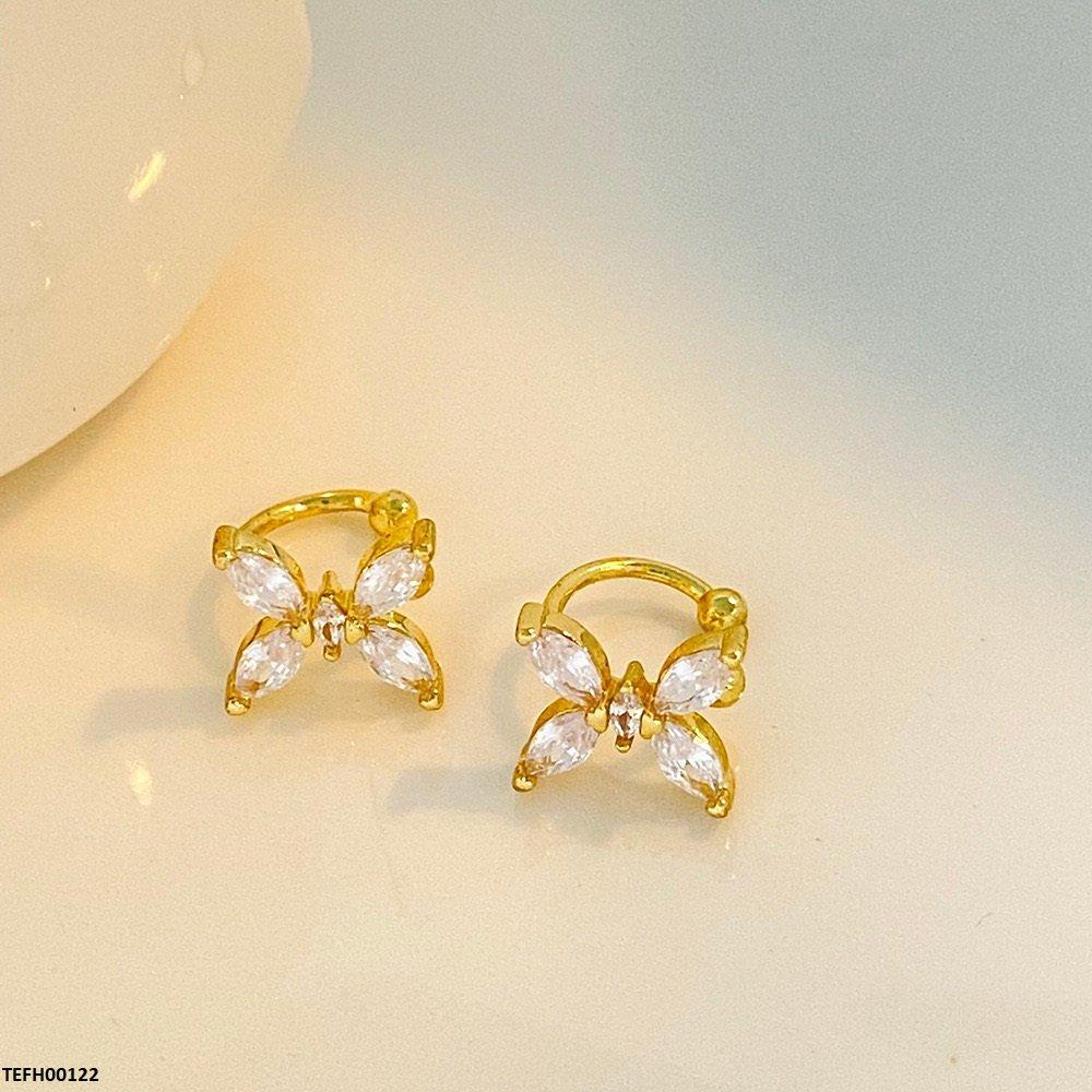 TEFH00122 QWN Marquise Butterfly Ear Cuff Pair - TEFH