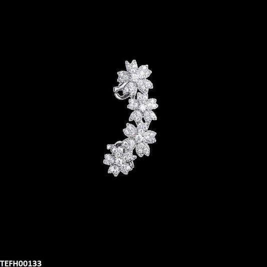 TEFH00133 SYB Flower Ear cuff - TEFH