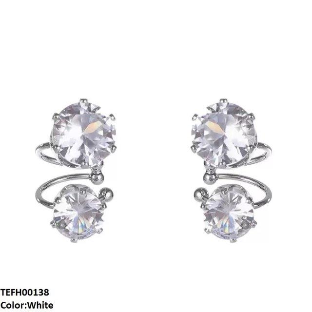 TEFH00138 BTO Double Round Ear Cuff Pair - TEFH