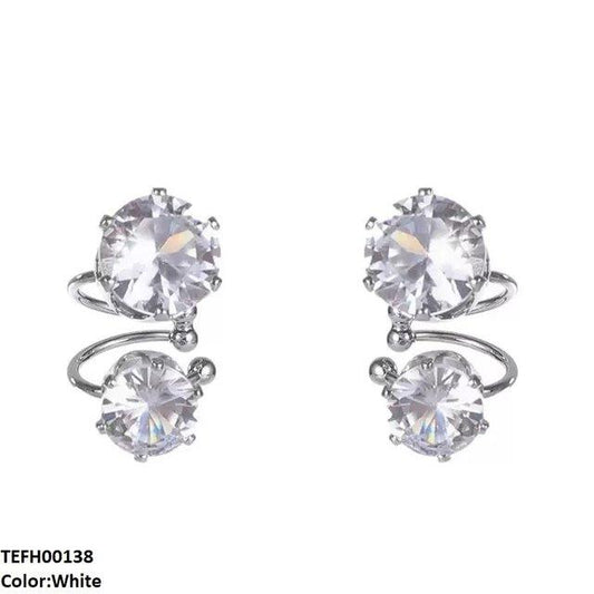 TEFH00138 BTO Double Round Ear Cuff Pair - TEFH