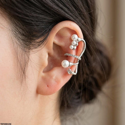 TEFH00156 ZCD Pearl Ear Cuff Pair - TEFH