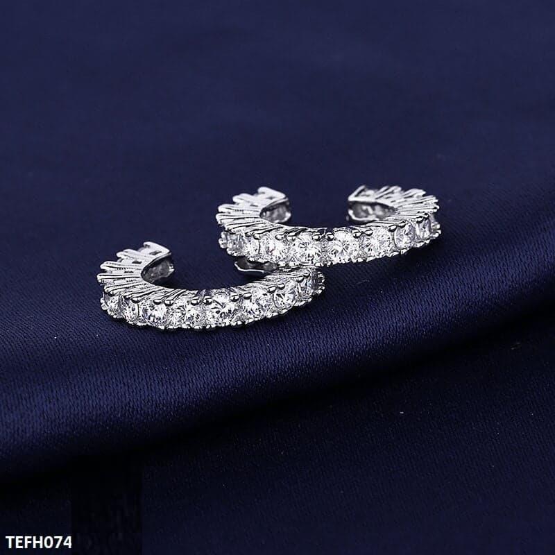 TEFH074 BLX C Sterling Ear Cuff Pair