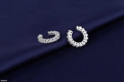 TEFH074 BLX C Sterling Ear Cuff Pair