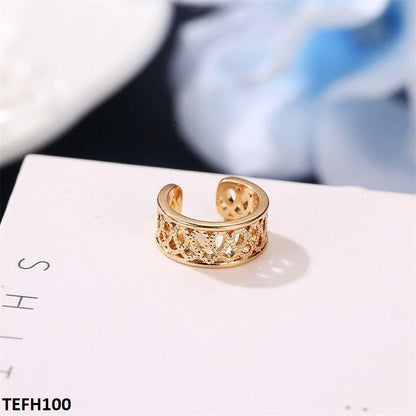 TEFH100 QWN Antique Ear Cuff Single