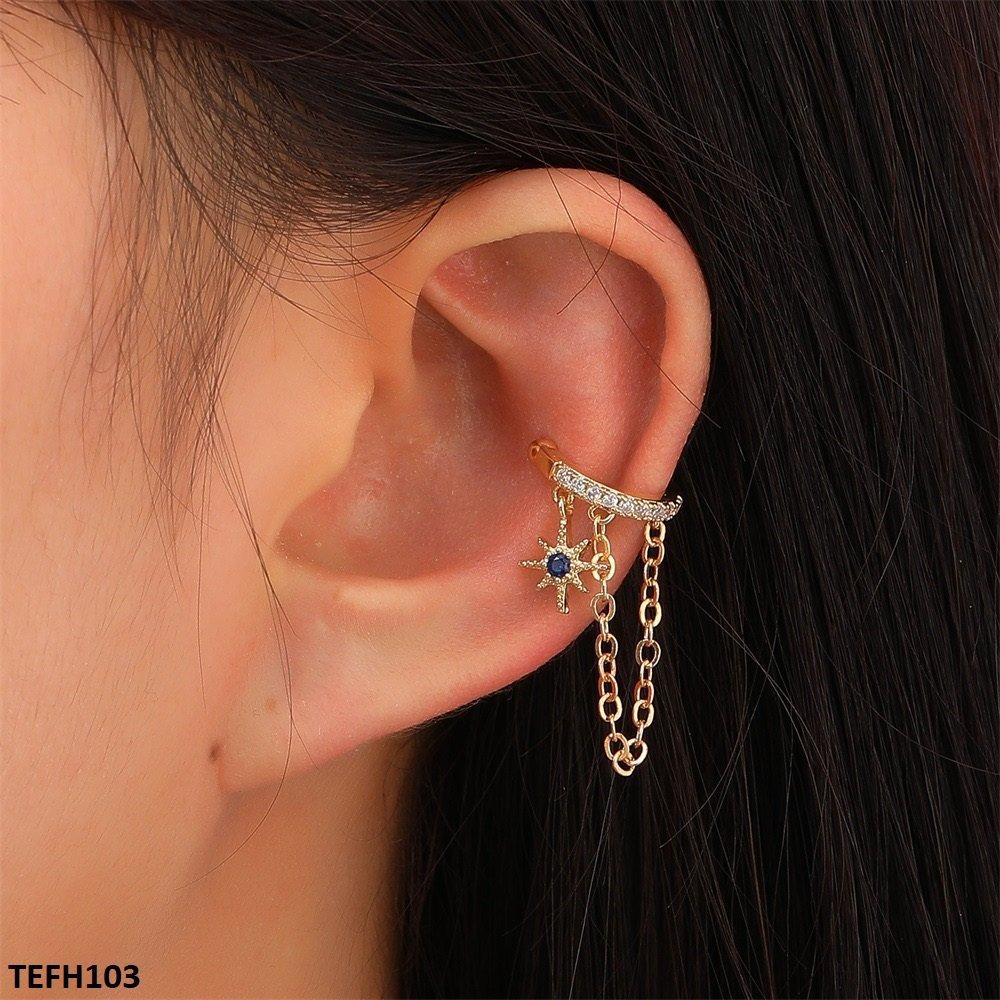 TEFH103 QWN Star Ear Cuff Single