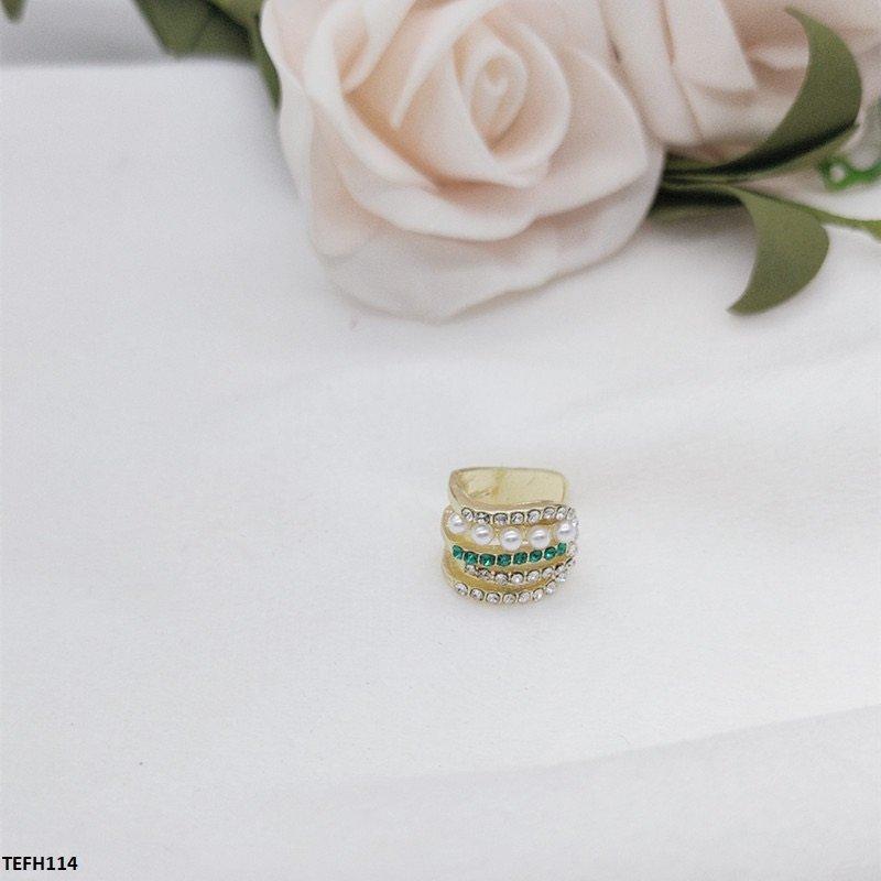 TEFH114 SYB Pearl Stone Ear Cuff Single