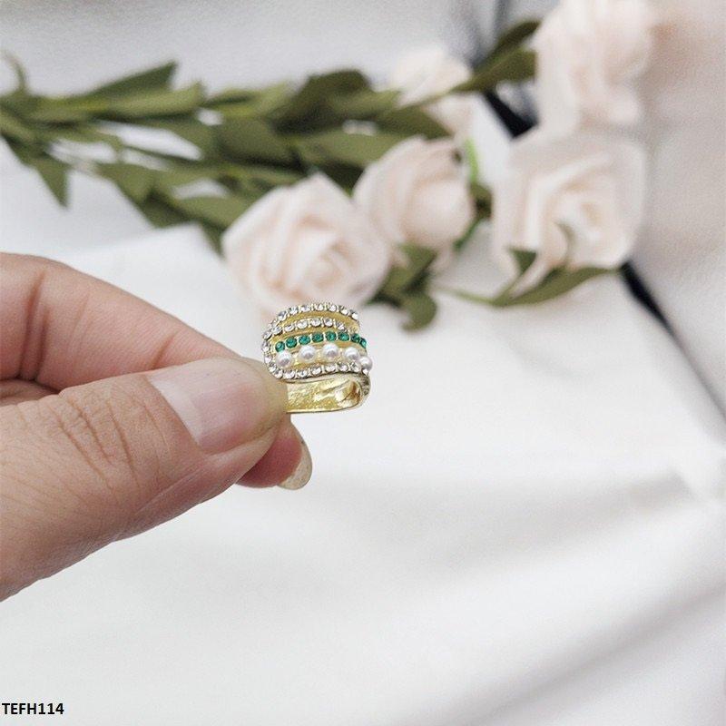 TEFH114 SYB Pearl Stone Ear Cuff Single