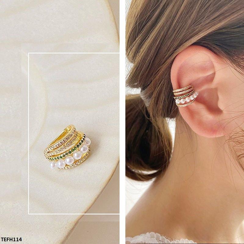 TEFH114 SYB Pearl Stone Ear Cuff Single