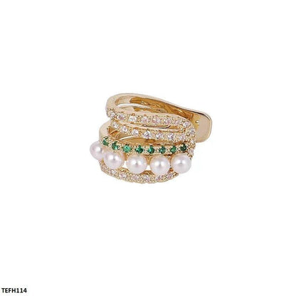 TEFH114 SYB Pearl Stone Ear Cuff Single