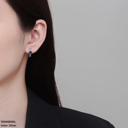 TEHH00391 BLX Round Square Hoops Pair - TEHH
