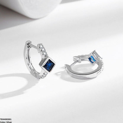 TEHH00391 BLX Round Square Hoops Pair - TEHH