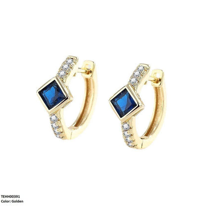 TEHH00391 BLX Round Square Hoops Pair - TEHH