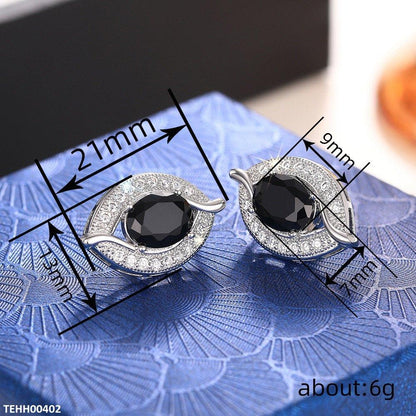 TEHH00402 CSH Eye/Shape Ear Hoops Pair - TEHH