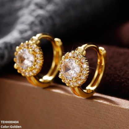 TEHH00404 CSH Round  Ear Hoops Pair - TEHH