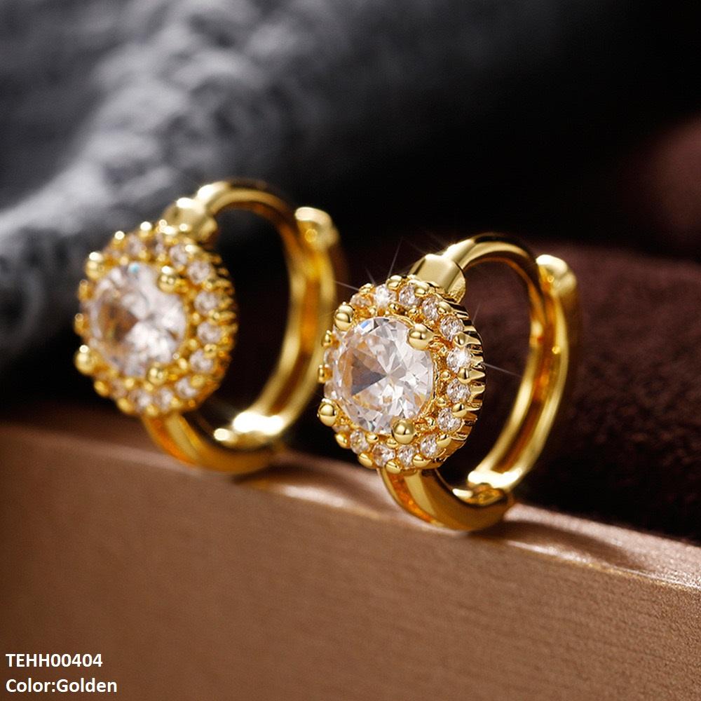 TEHH00404 CSH Round  Ear Hoops Pair - TEHH