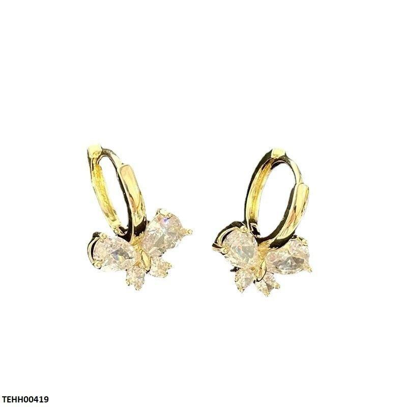 TEHH00419 CSH Butterfly Round Hoops Pair - TEHH