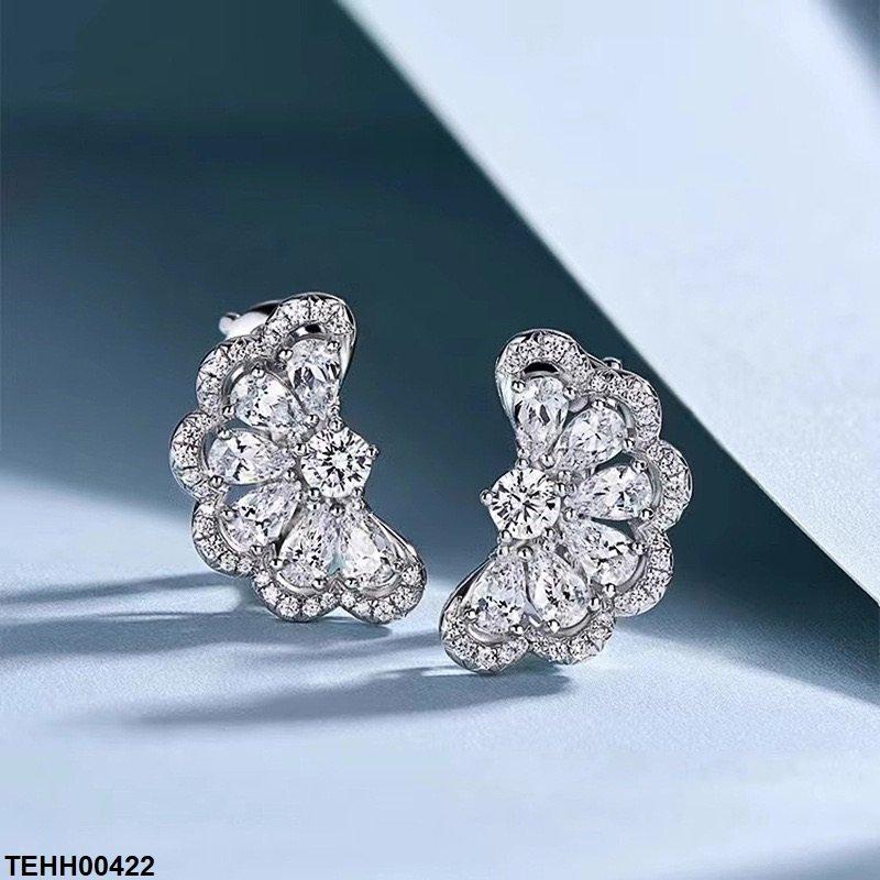 TEHH00422 CSH Flower Earring Hoops Pair - TEHH
