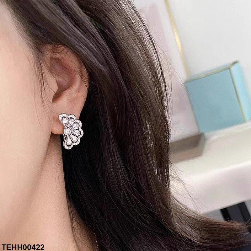 TEHH00422 CSH Flower Earring Hoops Pair - TEHH