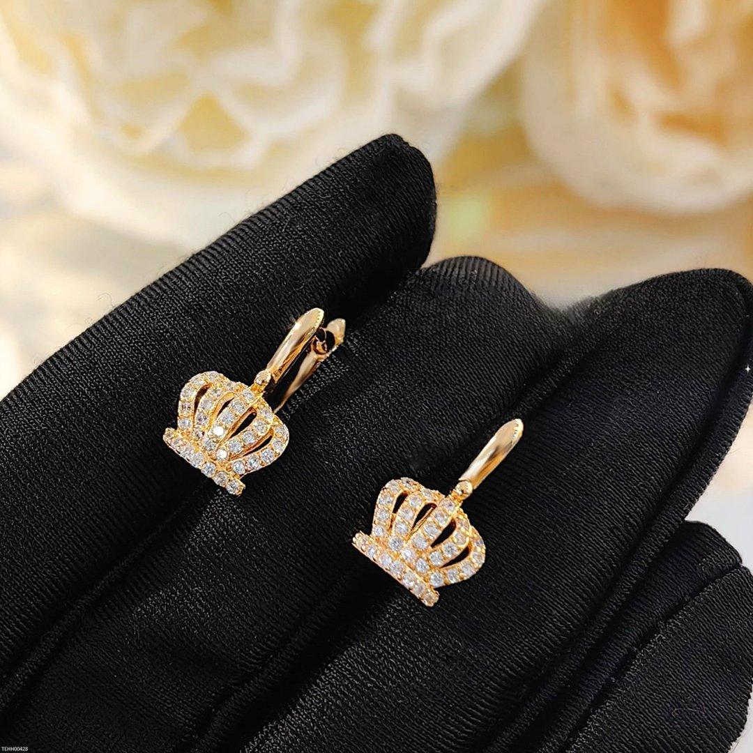 TEHH00428 GWH Crown Hoops Pair - TEHH