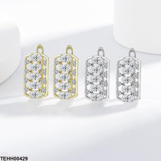 TEHH00429 BLX Oval Layer Hoops Pair - TEHH