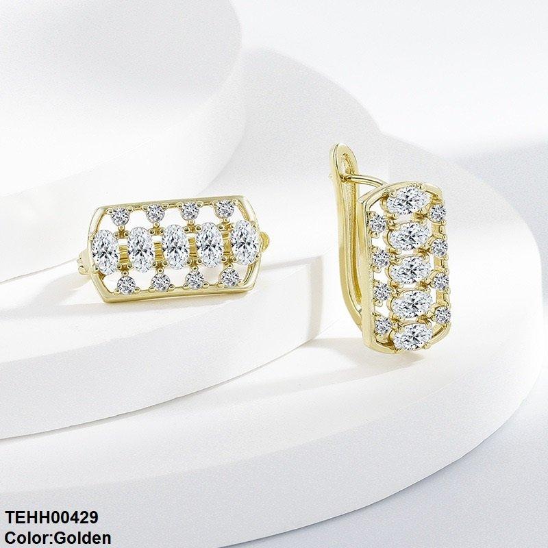 TEHH00429 BLX Oval Layer Hoops Pair - TEHH